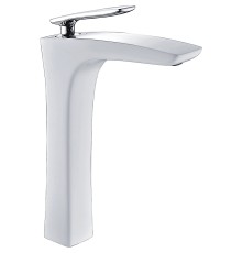Смеситель для раковины Rose R27F Белый Хром
