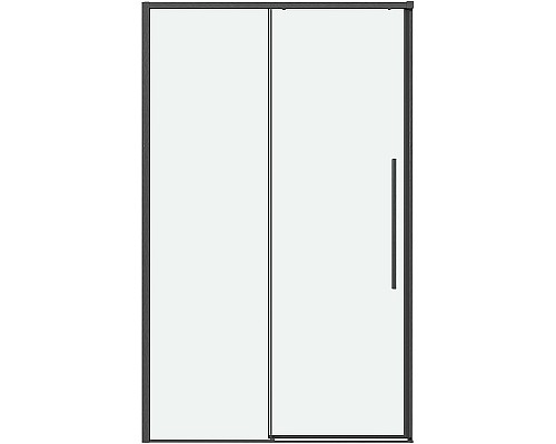 Душевая дверь Grossman Galaxy 130 100.K33.01.130.42.00 профиль Графит сатин стекло прозрачное