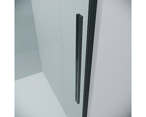 Душевая дверь Grossman Galaxy 130 100.K33.01.130.42.00 профиль Графит сатин стекло прозрачное