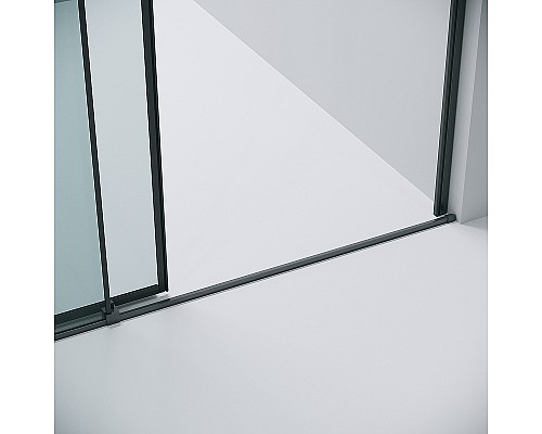 Душевая дверь Grossman Galaxy 130 100.K33.01.130.42.00 профиль Графит сатин стекло прозрачное