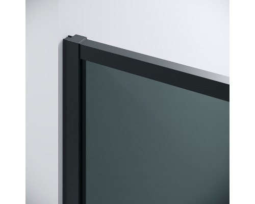 Душевая стенка Grossman Galaxy 90 200.K33.01.90.21.10 профиль Черный матовый стекло тонированное