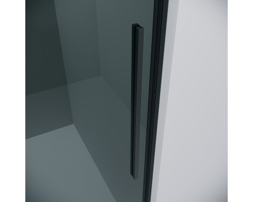 Душевая стенка Grossman Galaxy 90 200.K33.01.90.21.10 профиль Черный матовый стекло тонированное