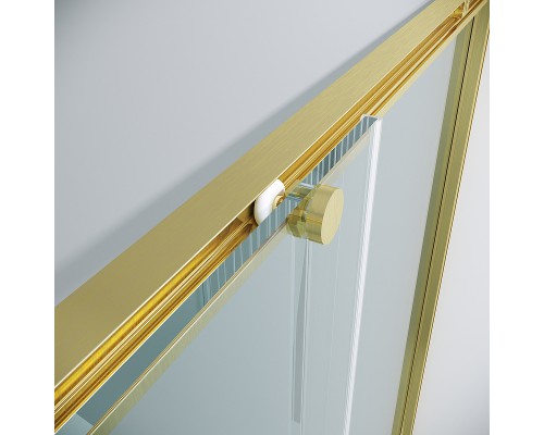 Душевой уголок Grossman Galaxy 90х70 300.K33.01.9070.32.00 профиль Золото сатин стекло прозрачное