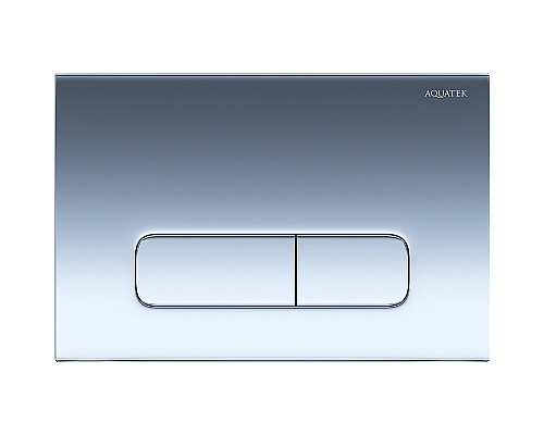 Комплект унитаза с инсталляцией Aquatek Set Aquatek Поларис-016 4в1 с сиденьем Микролифт и клавишей смыва Хром глянцевый