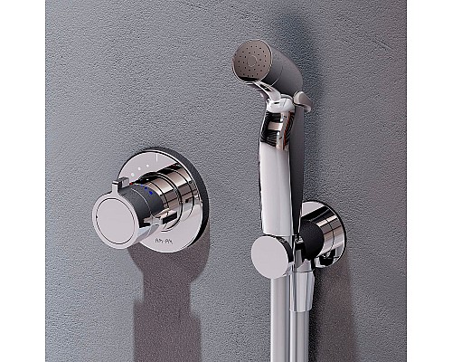 Гигиенический душ со смесителем AM.PM X-Joy F0H85A400 с термостатом Хром