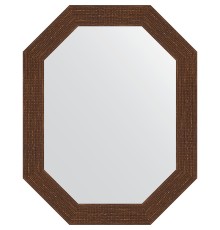 Зеркало Evoform Octagon 57x72 в багетной раме - Мозаика античная медь 70 мм