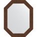 Зеркало Evoform Octagon 57x72 BY 7090 в багетной раме - Мозаика античная медь 70 мм