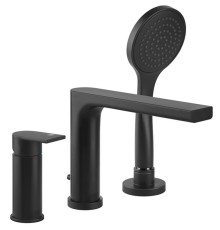 Смеситель на борт ванны Gessi Emporio Via Manzoni Черный матовый