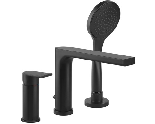 Смеситель на борт ванны Gessi Emporio Via Manzoni Черный матовый