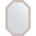 Зеркало Evoform Octagon 48x68 в багетной раме - Мозаика хром 46 мм