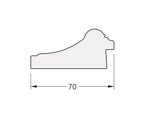 Зеркало Evoform Octagon 53x73 BY 7113 в багетной раме - Состаренная бронза с плетением 70 мм