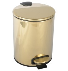 Ведро для мусора Boheme Uno 10426-G Золото