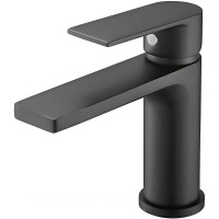 Смеситель для раковины Belz B678-7 B10678-7 Черный матовый