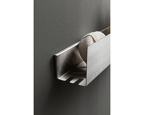 Металлическая полка Aquanet Магнум 60 334111 Сталь браш