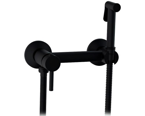 Гигиенический душ со смесителем CeramaLux DRS/001 Черный матовый