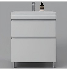 Тумба под раковину Style Line Атлантика 70 Люкс Plus СС-00002342 Белая матовая антискрейтч