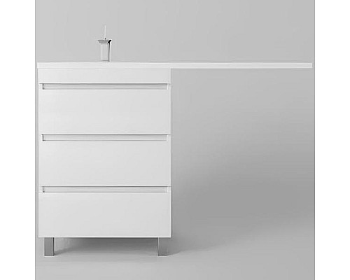 Тумба под раковину Style Line Даллас Леон 120 Люкс Plus СС-00002439 Белая