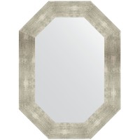 Зеркало Evoform Polygon 76х56 BY 7197 в багетной раме - Алюминий 90 мм
