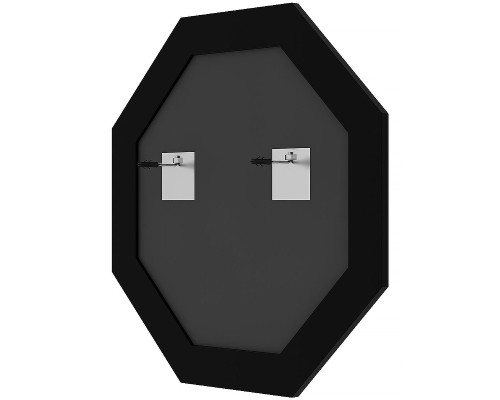 Зеркало Evoform Octagon 50x50 BY 7421 в багетной раме - Брашированное серебро 59 мм