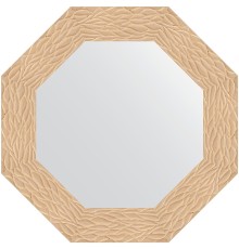 Зеркало Evoform Octagon 61х61 в багетной раме - Золотые дюны 90 мм