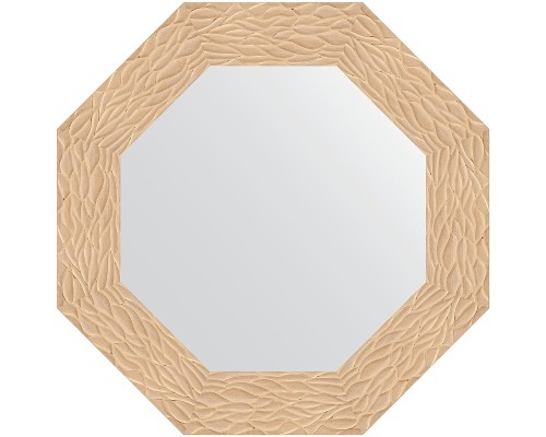 Зеркало Evoform Octagon 61х61 BY 7348 в багетной раме - Золотые дюны 90 мм