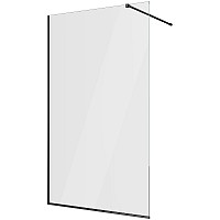 Душевая перегородка Berges Sky Black 120х200 064006 профиль Черный матовый стекло прозрачное
