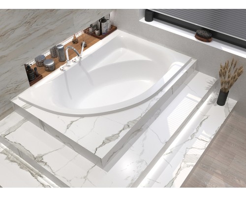 Акриловая ванна Whitecross Aquarella 170x110 R без гидромассажа