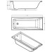 Акриловая ванна Cersanit Lorena 170х70 64265 (63323) без гидромассажа