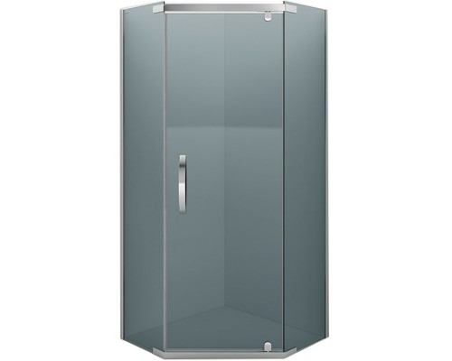 Душевой уголок Alex Baitler 100х100 AB245-100 профиль Хром стекло тонированное