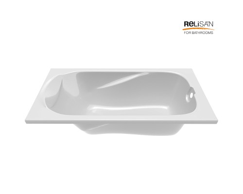 Акриловая ванна Relisan Elvira 160x75 без гидромассажа