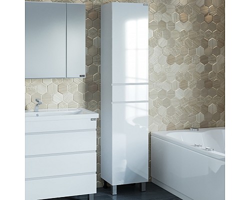 Шкаф пенал СанТа Марс 40 Белый