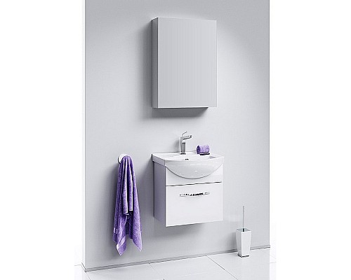 Зеркальный шкаф Aqwella МС 50 МС.04.05 Белый