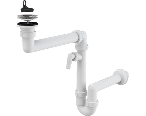 Сифон для кухонной мойки Alcaplast A870P-DN40 Белый