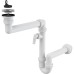 Сифон для кухонной мойки Alcaplast A870P-DN40 Белый
