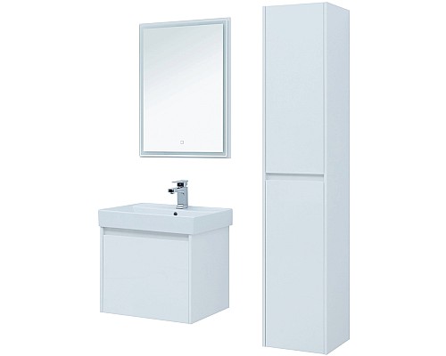 Комплект мебели для ванной Aquanet Nova Lite 60 242922 подвесной Белый