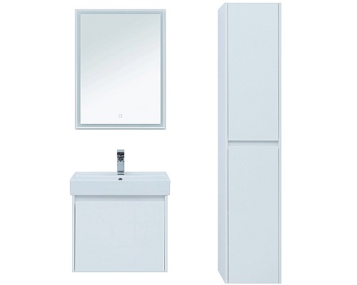 Комплект мебели для ванной Aquanet Nova Lite 60 242922 подвесной Белый