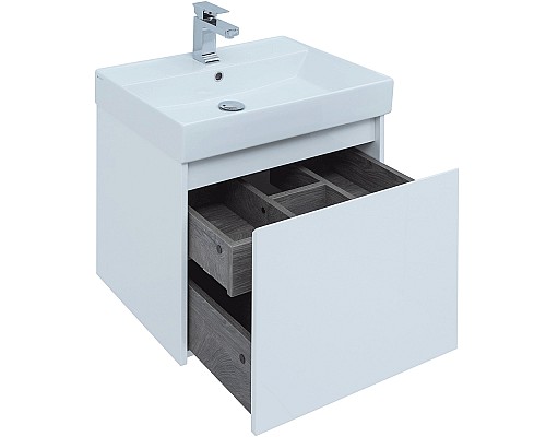 Комплект мебели для ванной Aquanet Nova Lite 60 242922 подвесной Белый