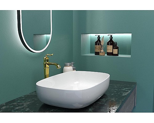 Смеситель для раковины Shouder Luka 0200306 Золото