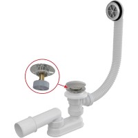 Слив-перелив Alcaplast A505CKM-100 Click-Clack Хром