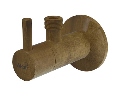Запорный вентиль Alcaplast ARV001-ANTIC угловой Бронза