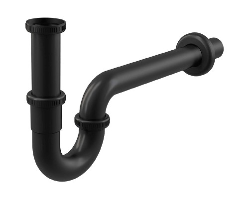 Сифон для раковины Alcaplast A4320BLACK Черный матовый