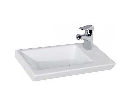 Тумба с раковиной Aquanet Дувр 45 213041 подвесная Белая