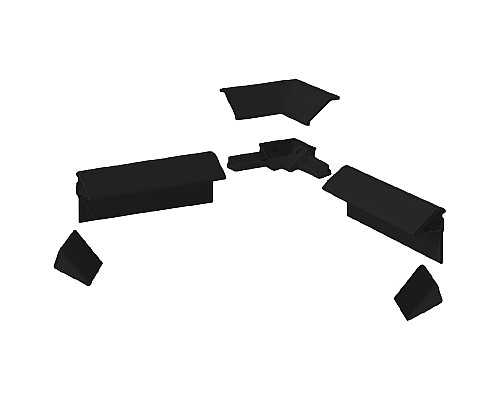 Комплект декоративных планок Altasan KDP195black Черный