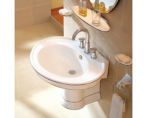 Раковина CeramaLux 75 1414 Белая