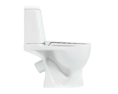 Унитаз-компакт Sanita Luxe Max SL DM WC.CC/Max/2-DM/WHT.G/S1 с бачком и сиденьем Микролифт