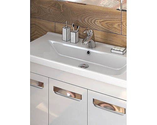 Тумба под раковину Vigo Plaza 80 tn.PLA.MIR.80.2D.2Y Белая