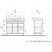 Тумба под раковину Vigo Plaza 80 tn.PLA.MIR.80.2D.2Y Белая