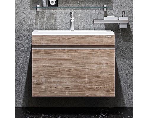 Тумба под раковину Velvex Pulsus 70 tp.PUL.PUL.70.1Y подвесная Дуб сонома