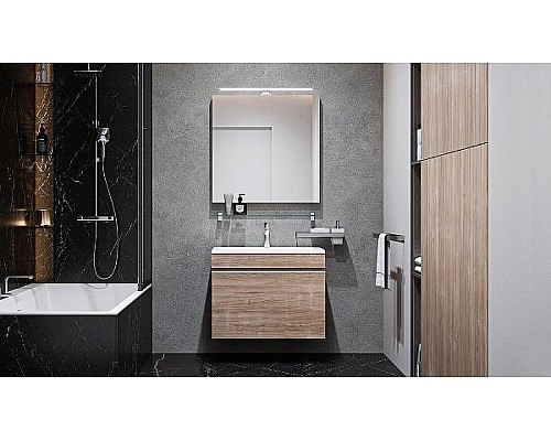 Тумба под раковину Velvex Pulsus 70 tp.PUL.PUL.70.1Y подвесная Дуб сонома