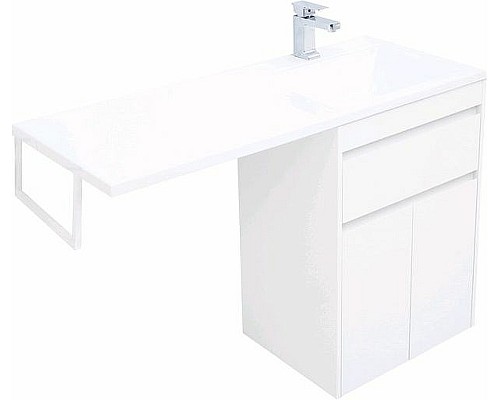Тумба с раковиной Aquanet Токио 120 R 239210 Белая